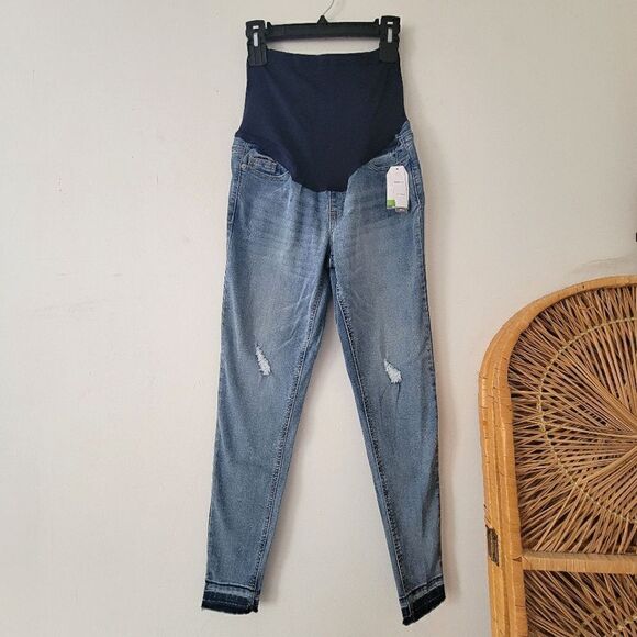 Time And Tru Maternity Skinny Jeans XS - Picture 1 of 8